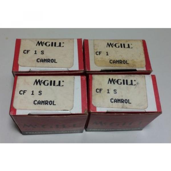 McGill Precision Bearings CamRol CF1S Cam Follower  Set Of 4 #4 image