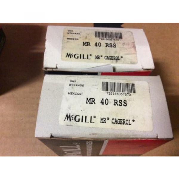 2-McGILL bearings#MR 40 RSS ,Free shipping lower 48, 30 day warranty #1 image