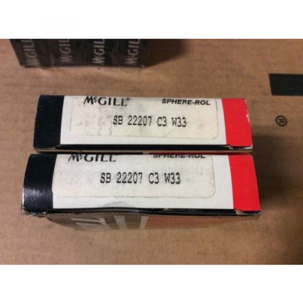 2-McGILL bearings# SB 22207 C3 W33 ,Free shipping to lower 48, 30 day warranty #1 image