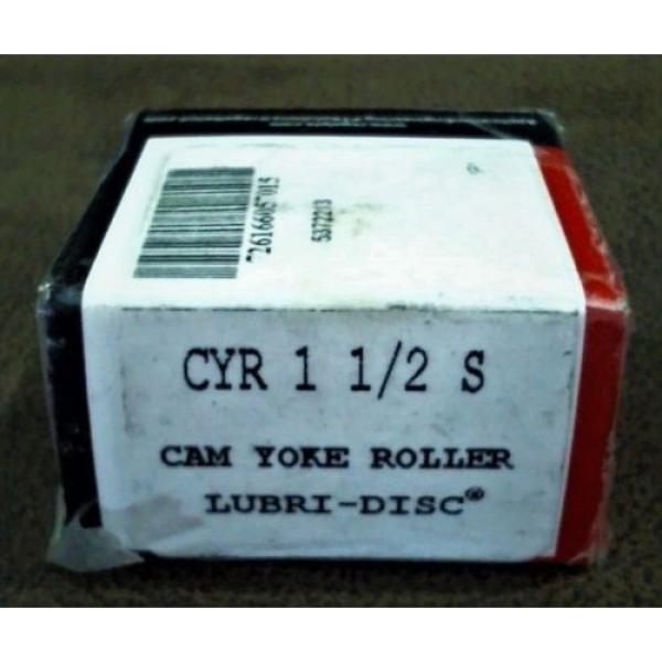 McGILL REGAL Precision Bearings LUBRI-DISC CAM YOKE ROLLER CYR 1 1/2 S ** ** #1 image