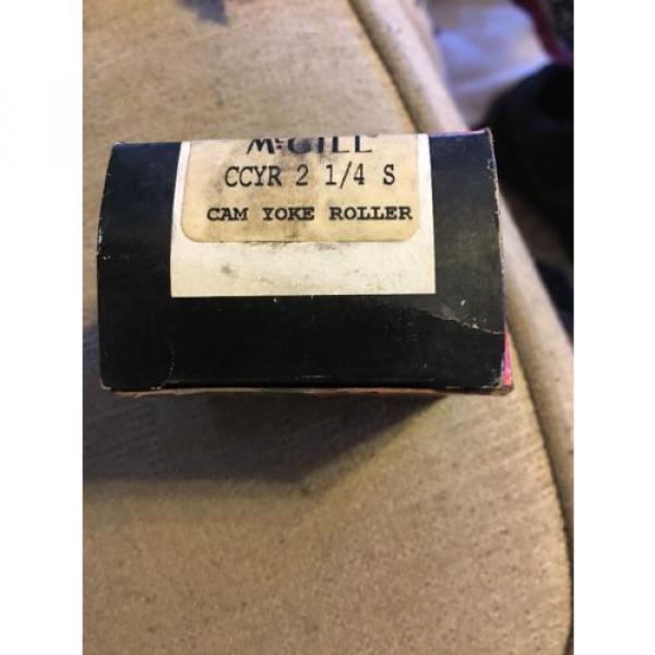McgilL CCYR 2 1/4S Yoke Roller, Sealed, Crowned, 2 1/4&#034; Roller Diameter (S10CHR #1 image