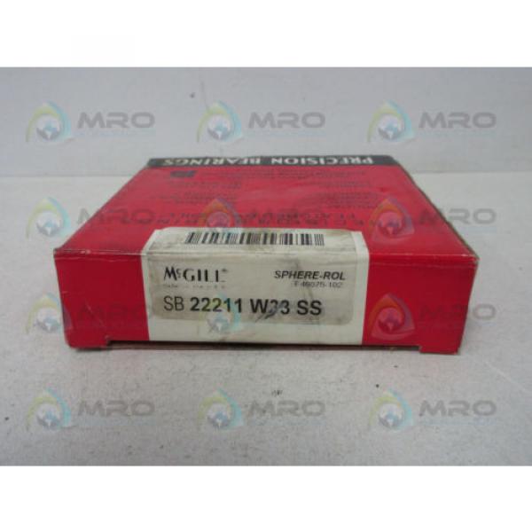 MCGILL 22211W33SS SPHERICAL ROLLER BEARING * IN BOX* #1 image