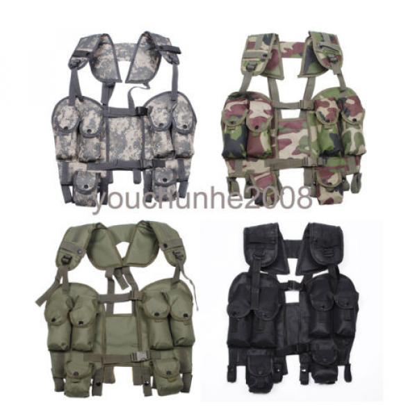 OUTDOOR TACTICAL COMBAT LOAD BEARING LBV 88 VEST MULTI COLORS #1 image