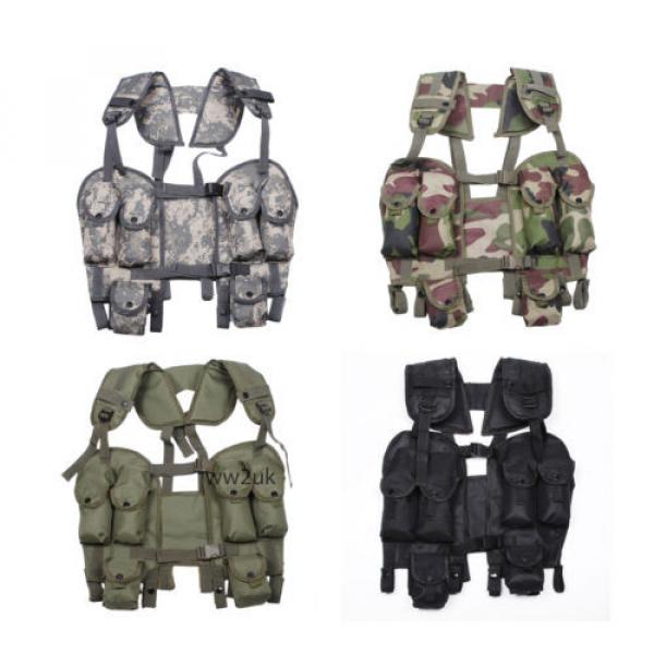 OUTDOOR TACTICAL COMBAT LOAD BEARING LBV 88 VEST MULTI COLORS #1 image