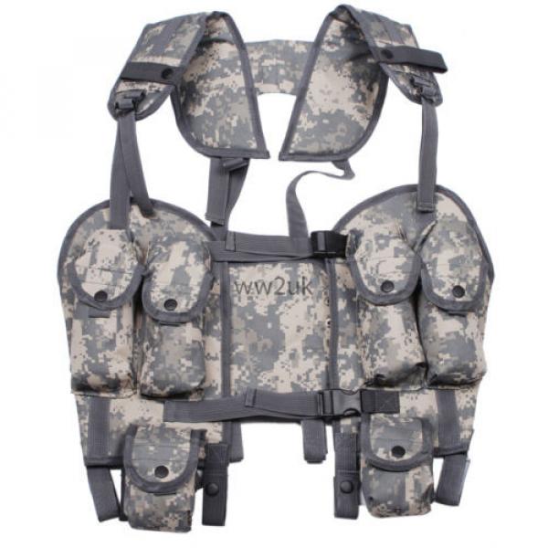 OUTDOOR TACTICAL COMBAT LOAD BEARING LBV 88 VEST MULTI COLORS #2 image