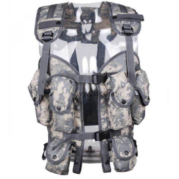 OUTDOOR TACTICAL COMBAT LOAD BEARING LBV 88 VEST MULTI COLORS #5 image