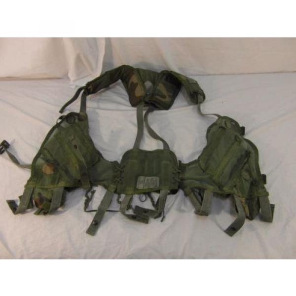 BDU WOODLAND MULTI POUCH Enhanced Tactical Load Bearing Vest 8415-01-296-8878 #2 image