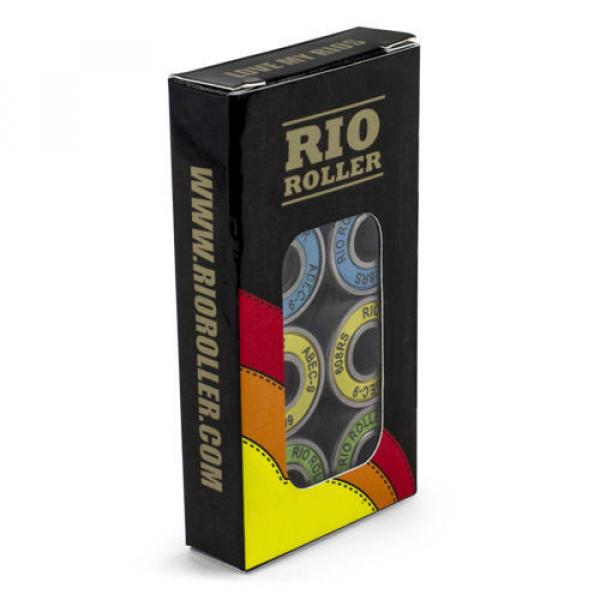 Rio Roller Skate Bearings Multi Coloured ABEC 9 x 16 #2 image