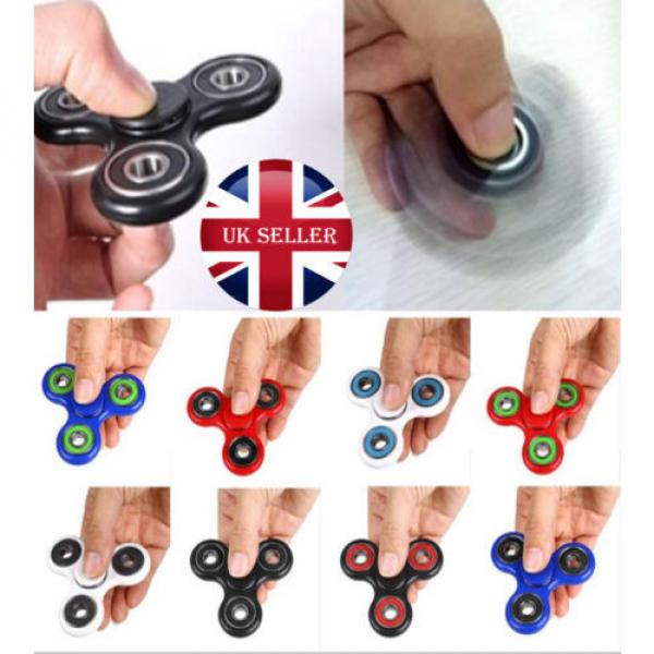 Fidget Hand Spinner EDC Ball Bearing Hand Tri-Spinner Stress Relief Toy UK #1 image