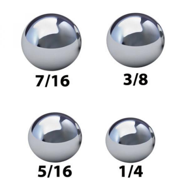 400 Qty Assorted Steel Slingshot Ammo SamplePak 1/4, 5/16, 3/8, &amp; 7/16 Balls #1 image