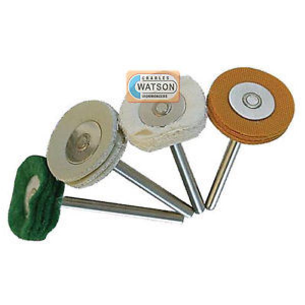 4 Piece 20mm Polishing Bonnet Set Dremel Compatible Multi Tool Accessories #1 image