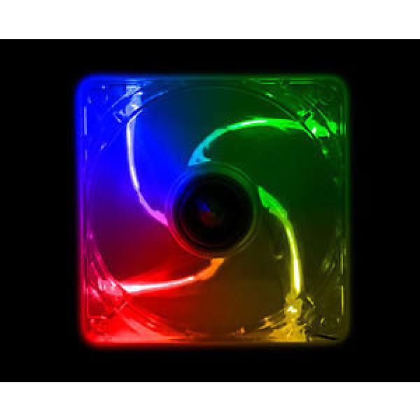Kingwin CFMC-012LB 120mm Long Life Bearing Multi-Color LED Computer Case Fan NEW #1 image