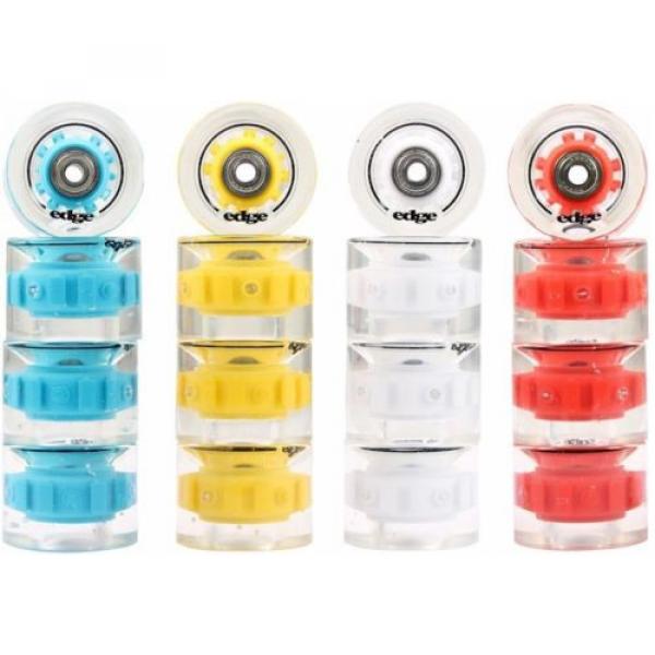 LED - 4 x Skateboard 59mm WHEELS with bearings retro cruiser by Two Bare Feet #1 image