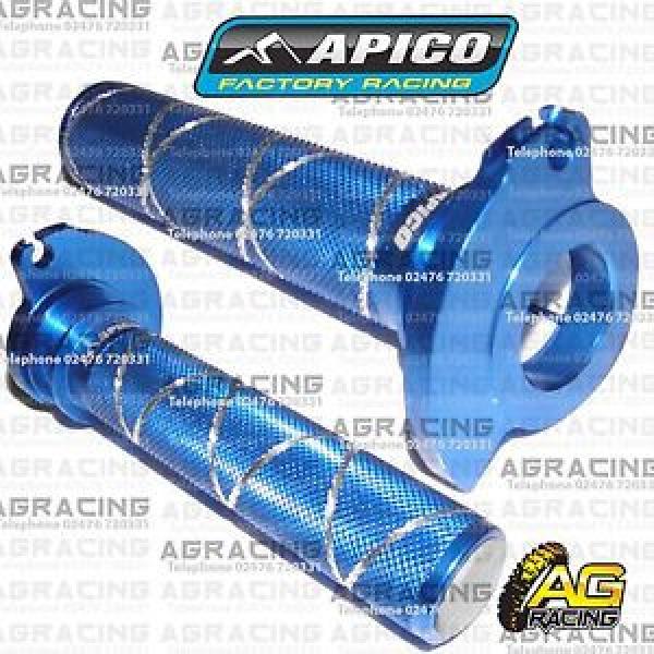 Apico Blue Alloy Throttle Tube Sleeve With Bearing For Husqvarna CR 125 2011 #1 image