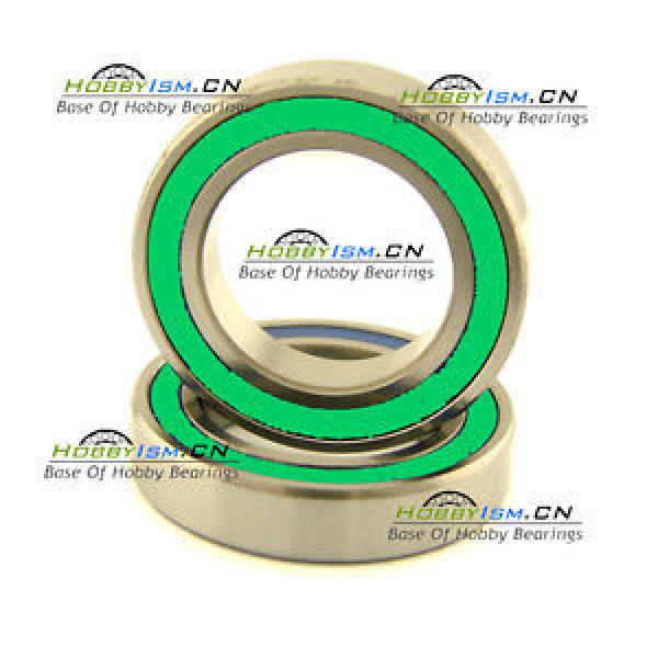 1PC 15x28 x7 mm full complement  BIKE BEARING  6902 61902 VRS A3 Green Rubber #1 image
