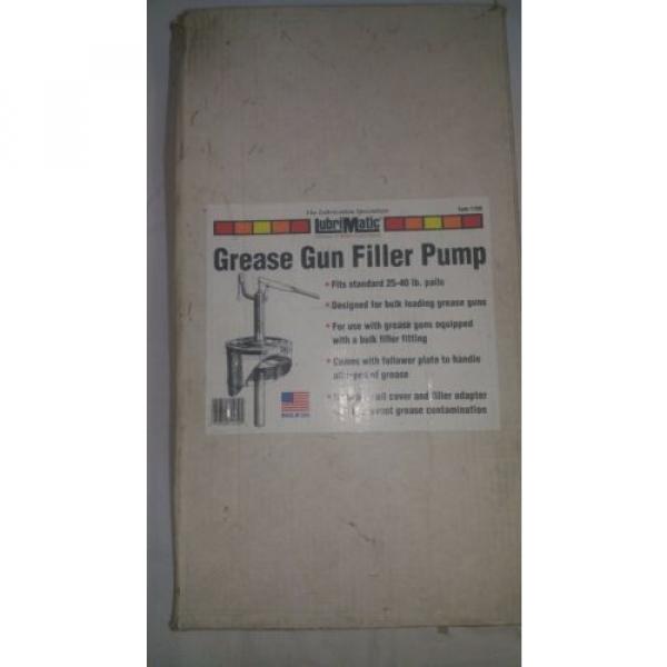 Lubrimatic Grease Gun Filler Pump designed to work with 25 to 40 lb grease pail #1 image