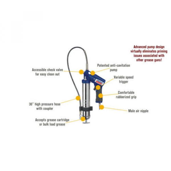 Air Grease Gun Flow Control Fully Automatic Pneumatic Metal Construction Tool #3 image