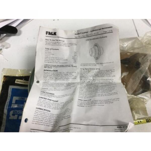 Falk Corp. Steelflex Coupling, PN 1090T, New With Instructions Long Term Grease #3 image
