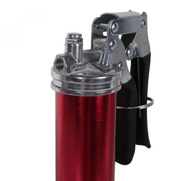 Quality Heavy Duty Grease Gun 4,500 PSI Anodized Pistol Grip with Flex Hose RED #5 image