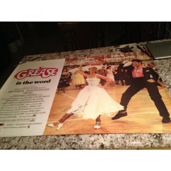 Olivia Newton-John Grease Autograph GA COA Hologram Poster Signed #1 image