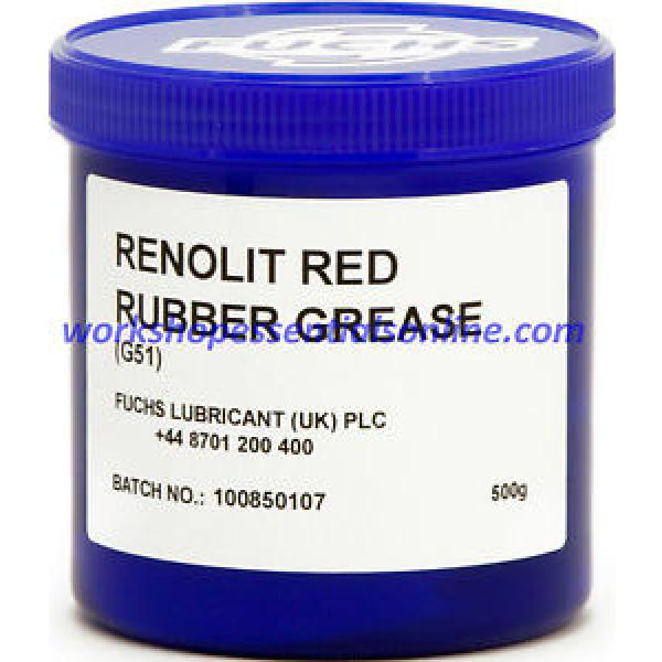 Fuchs Renolit Red Rubber Grease 500g Tub for Seals &amp; Rubber Components #1 image