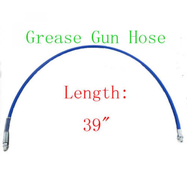 Heavy Duty 39&#034; Grease Gun Hose High Pressure Long Extension Whip Brand New #1 image