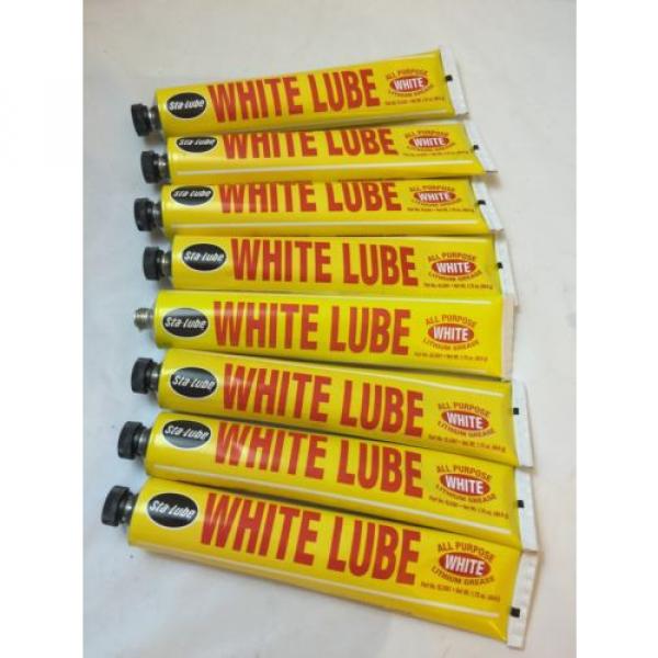 8 Lithium Grease Tubes - STA-Lube SL3361 White Lube Lithium Grease #1 image