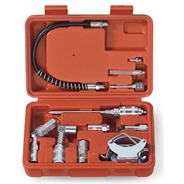 Tooluxe 61077L Grease Gun and Lubrication Accessory Kit | Zerk Fittings | #1 image