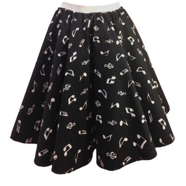 Ladies 1950&#039;s 50&#039;s GREASE Style Polka Dot 24&#034;Length Skirts VINTAGE Fancy Dress #3 image