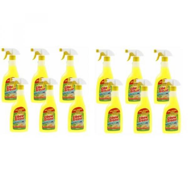 12X 500ml All Purpose Elbow Grease Degreaser Cleaner Spray Fabric Metal Plastic #1 image
