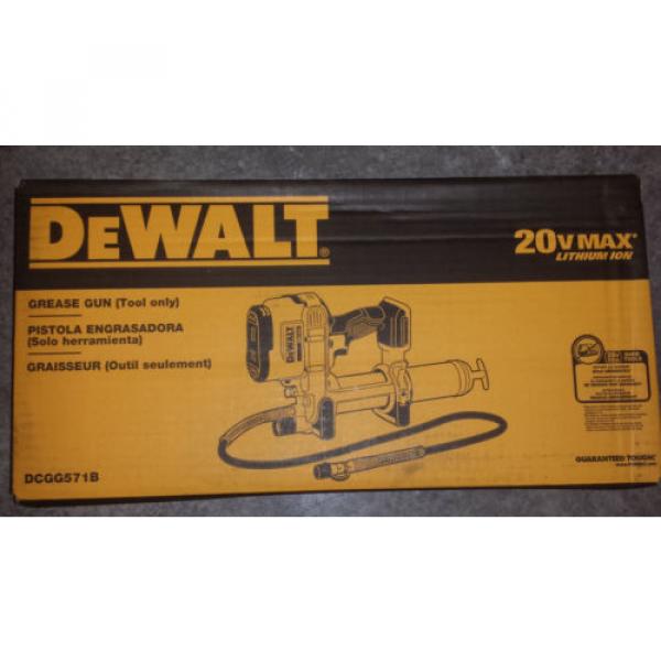 DEWALT 20V 20 volt lithium DCGG571B MAX Lithium Ion Grease Gun (Bare Tool) #1 image