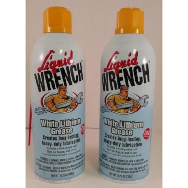 2 pack LIQUID WRENCH 10.25 OZ White Lithium Grease L616 Heavy-duty Lubrication #1 image