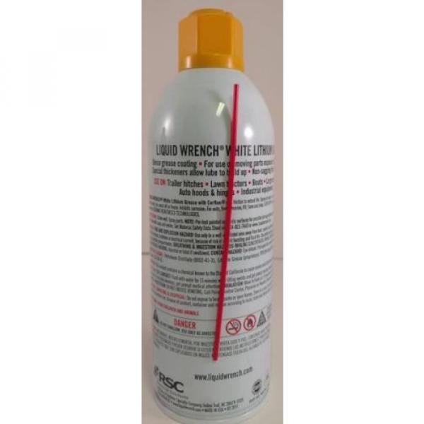 2 pack LIQUID WRENCH 10.25 OZ White Lithium Grease L616 Heavy-duty Lubrication #3 image