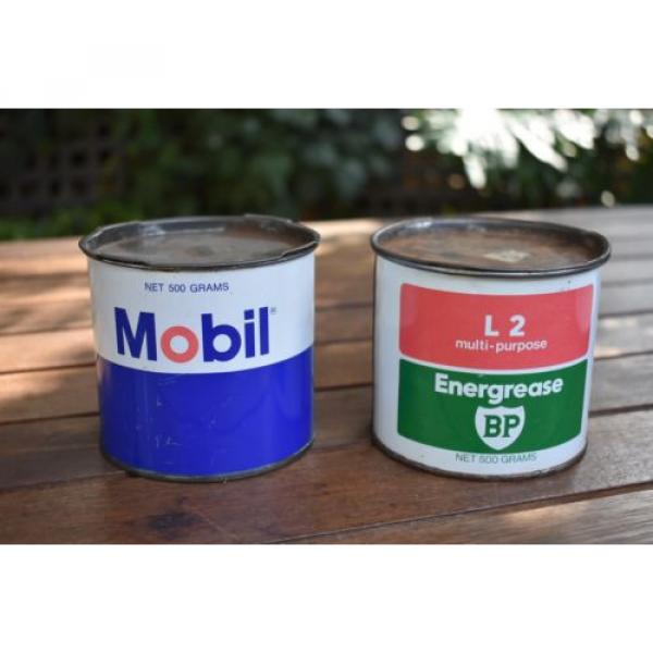 Mobil &amp; BP Energrease Grease Tins #1 image
