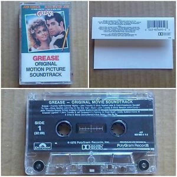 GREASE Soundtrack CASSETTE TAPE Pop Rock N Roll John Travolta Olivia Newton John #1 image