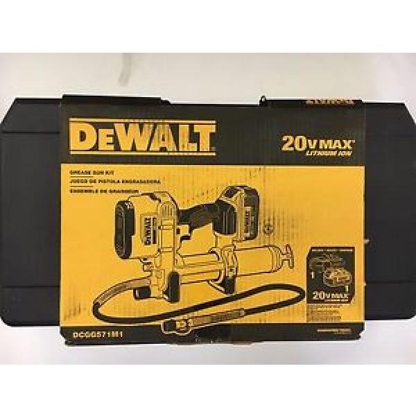 DeWalt #DCGG571M1: 20v MAX Cordless Grease Gun Kit #1 image