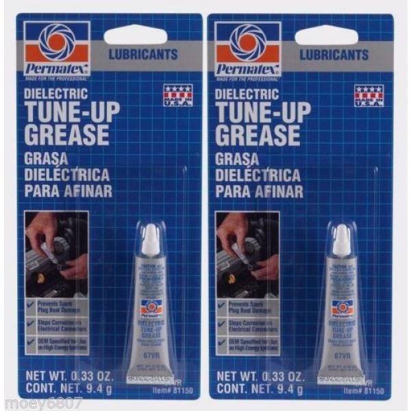 2 New PERMATEX 81150 DIELECTRIC TUNE-UP GREASE Lube Lubricant Oil 0.33 ounces #1 image