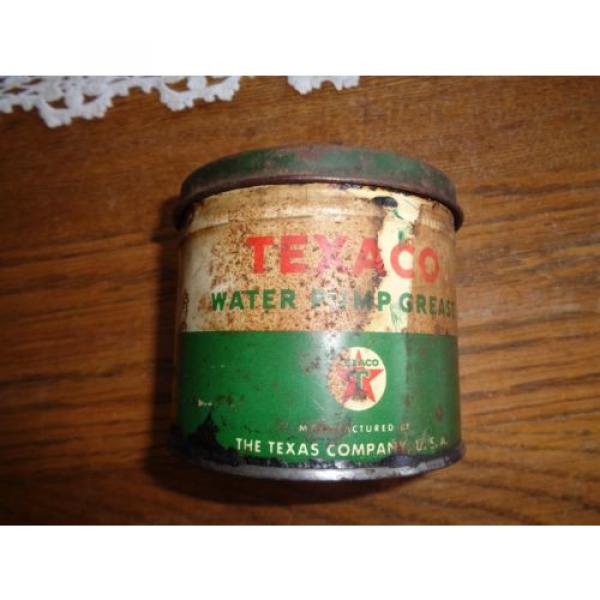 VINTAGE TEXACO WATER PUMP GREASE CAN, FAIRLY RARE, CHECK IT OUT #1 image
