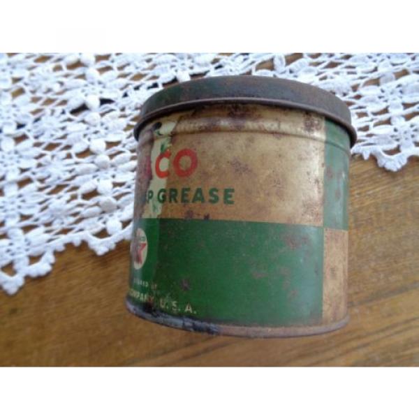 VINTAGE TEXACO WATER PUMP GREASE CAN, FAIRLY RARE, CHECK IT OUT #2 image