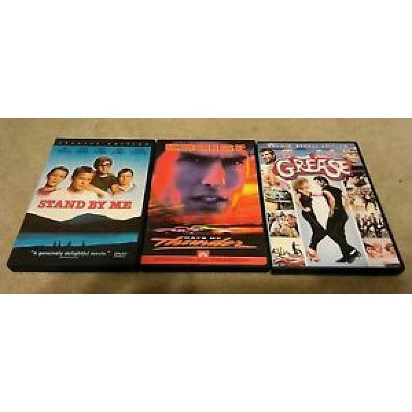 Stand by Me (DVD, 2000, Special Edition), Days of Thunder &amp; Grease DVD lot #1 image
