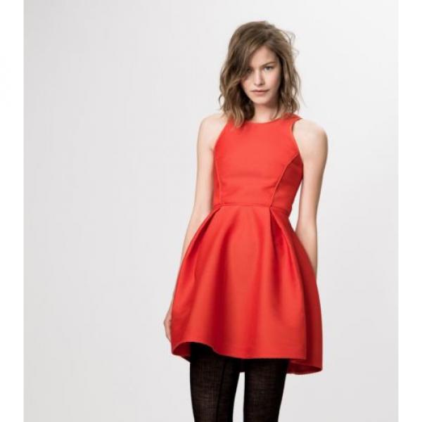 Maje GREASE French Dress Red Size 2 $98 Brand New #1 image