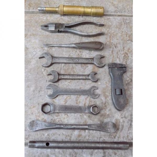 TOOL KIT FOR NORTON 16H WD SPANNERS,SHELLEY PLIERS,GREASE GUN,SCREWDRIVER ETC #1 image