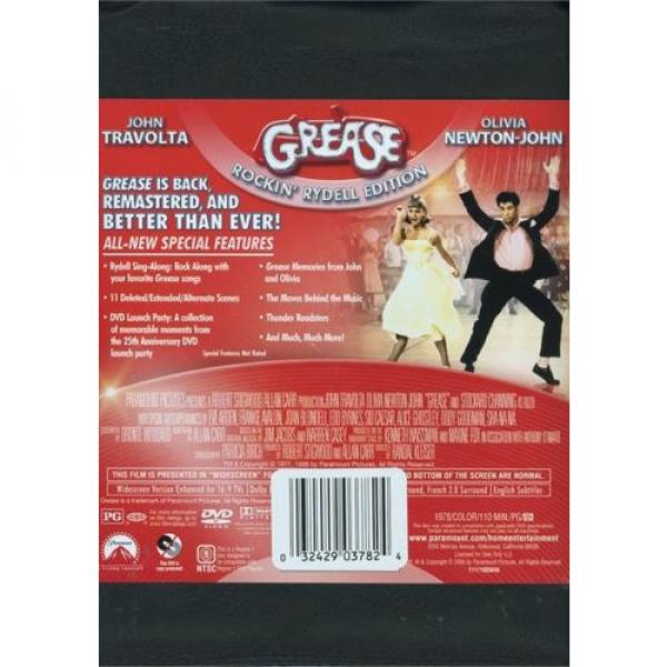 Grease (DVD, 2008, Rockin&#039; Rydell Edition with Bleck Leather Jacket) New, Rare #2 image