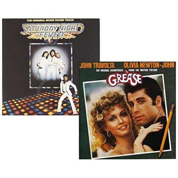 Saturday Night Fever - Grease - John Travolta 2 CD Album Bundling #1 image
