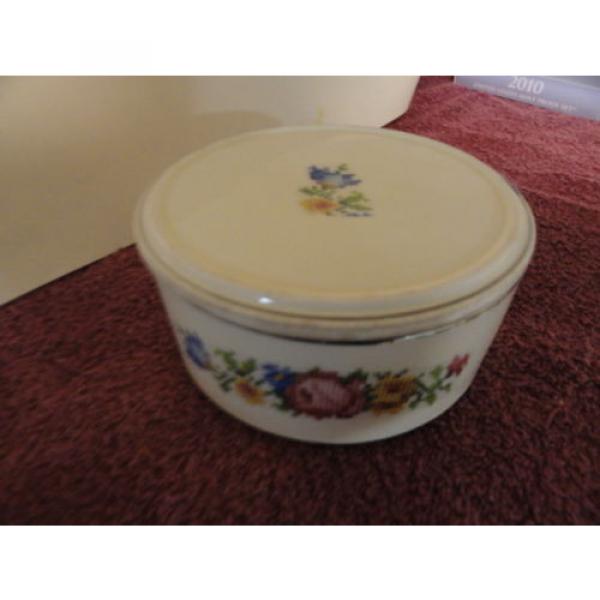 Homer Laughlin Petit Point Grease Jar. Very Nice. Kitchen Kraft &#034;Oven Serve&#034; #1 image