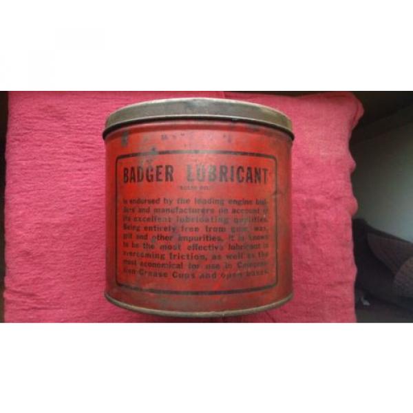 Wadhams Badger Refining Co&#039;s Lubricant Can Milwaukee Wisconsin Oil Can Grease #3 image