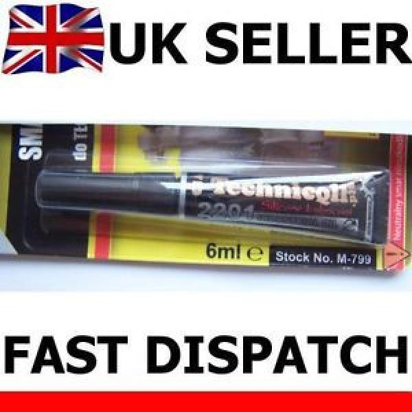6ml SILICONE PTFE LUBRICANT GREASE FOR BRAKE PISTONS VALVES TAPS JOINTS GASKETS #1 image