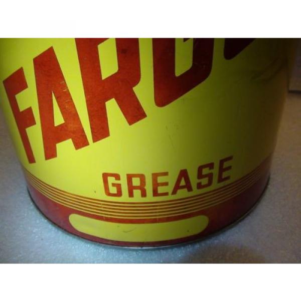 RARE Vintage Original FARGO 10lbs Grease Can #2 image