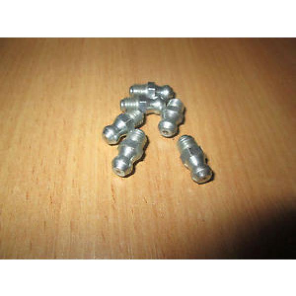 1/4&#034; UNF STRAIGHT GREASE NIPPLES PACKET OF 6 #1 image