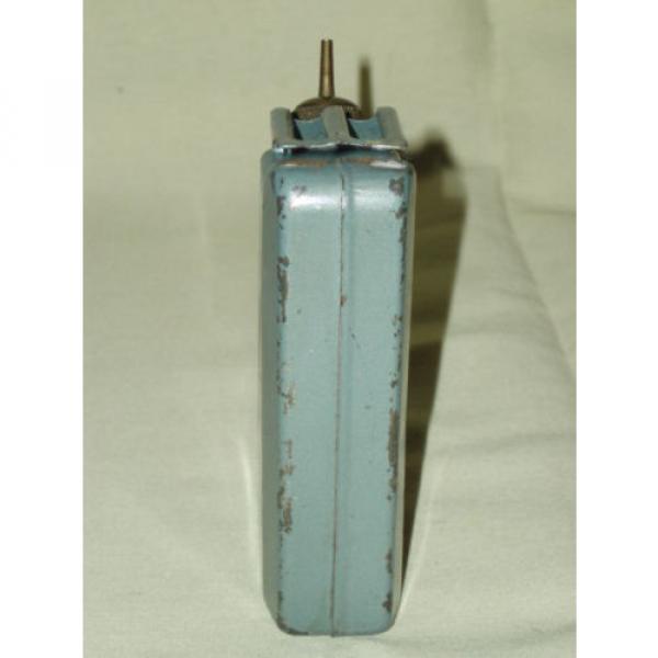 Vintage grease box lubricator Italian Savinelli Milano gasoline canister shaped #3 image